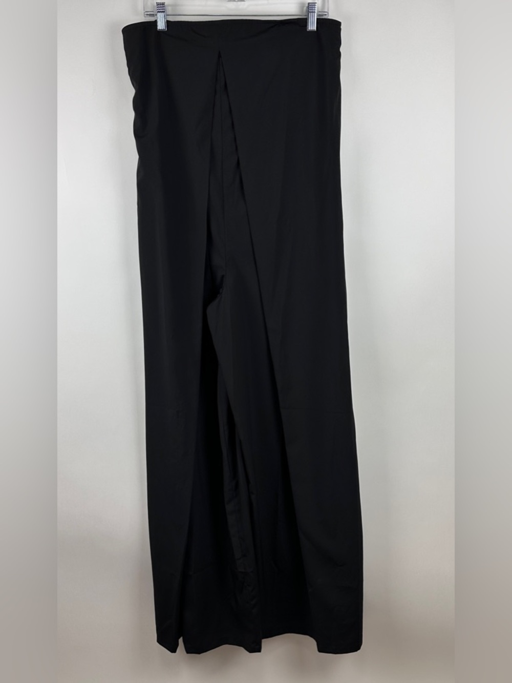 Miss Ord Black Layered Tube Wide Leg Strapless Pant Jumpsuit